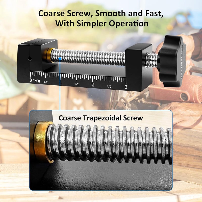 ARTYMASTER Corner Clamps for Woodworking - Durable & Versatile 90 Degree Right Angle Clamps, 2 Pack 2" x 4" Aluminum Positioning Squares with 4 C-Clamps for Cabinets, Frames, and Drawers - Image 2